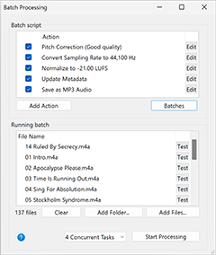 Batch processing